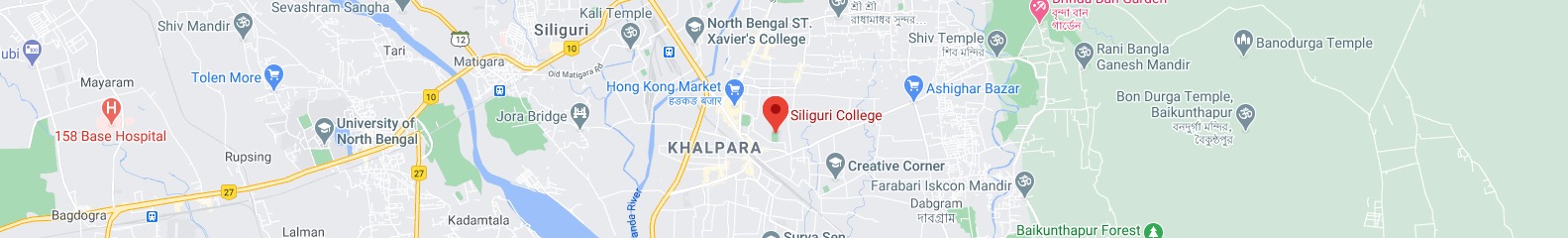 Siliguri College Map